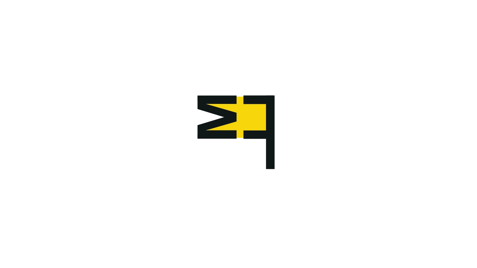 Mockup of Market Fit logo mark flag